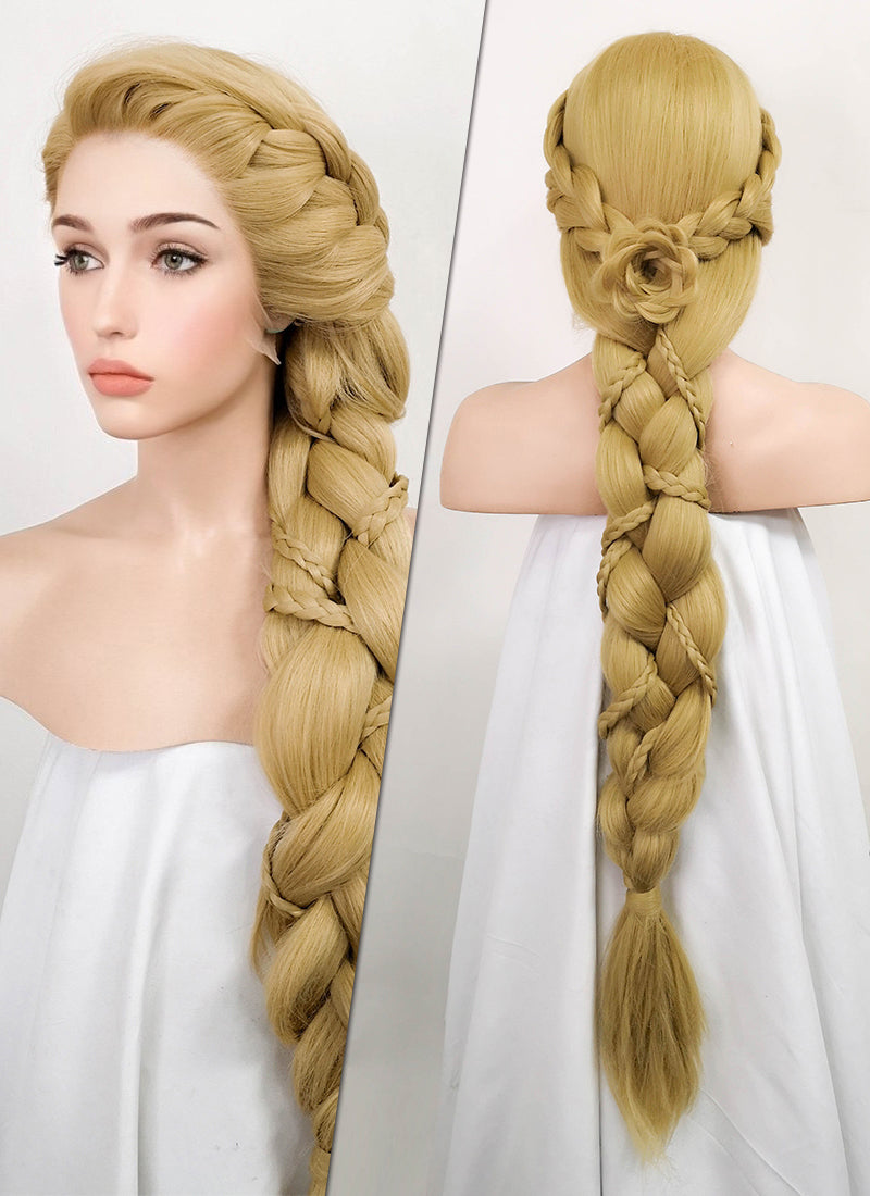 Blonde Braided Yaki Lace Front Wig WigIsFashion wigisfashion au