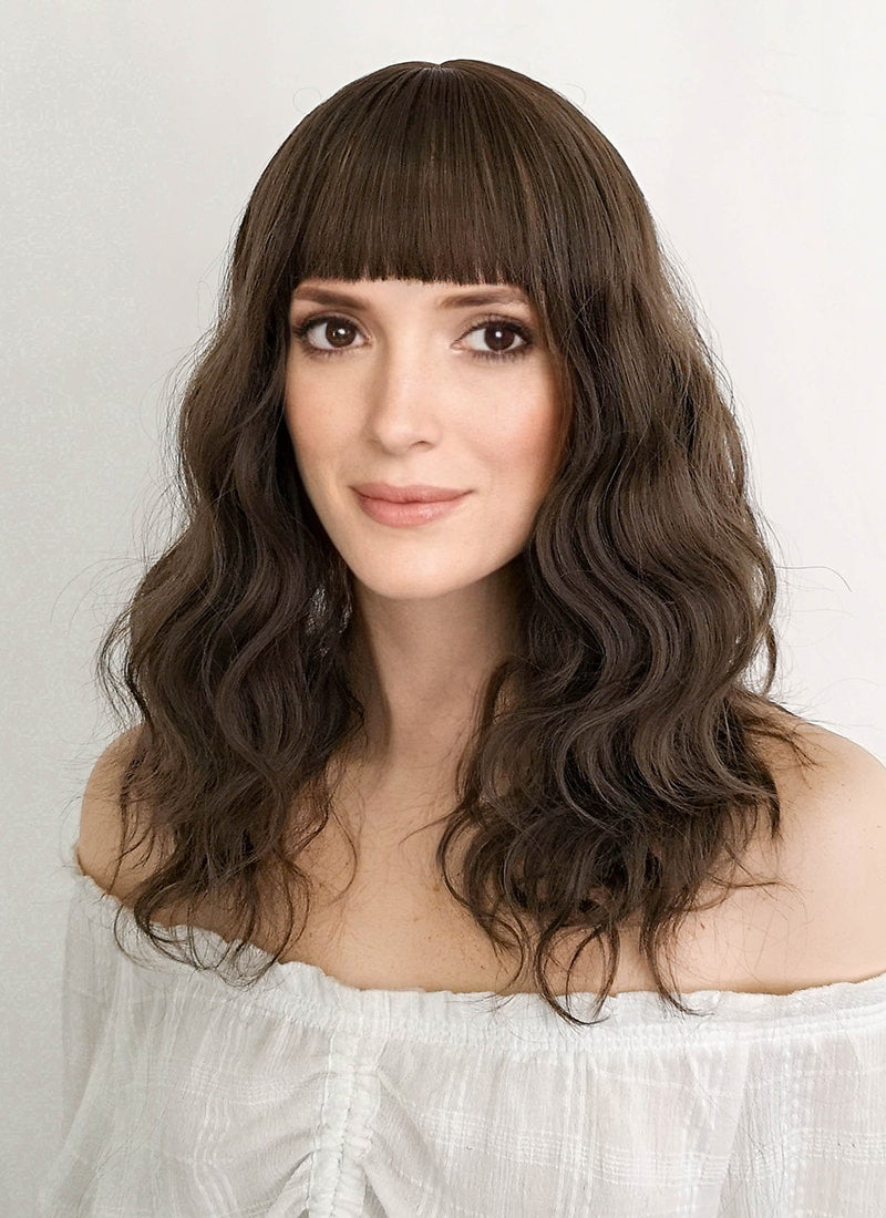 Stranger Things Joyce Byers Brunette Wavy Synthetic Wig