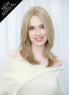 Mixed Blonde Straight Mono Top Lace Wig MN006