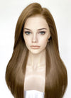 Brown Straight Full Lace Kanekalon Synthetic Wig FUL012