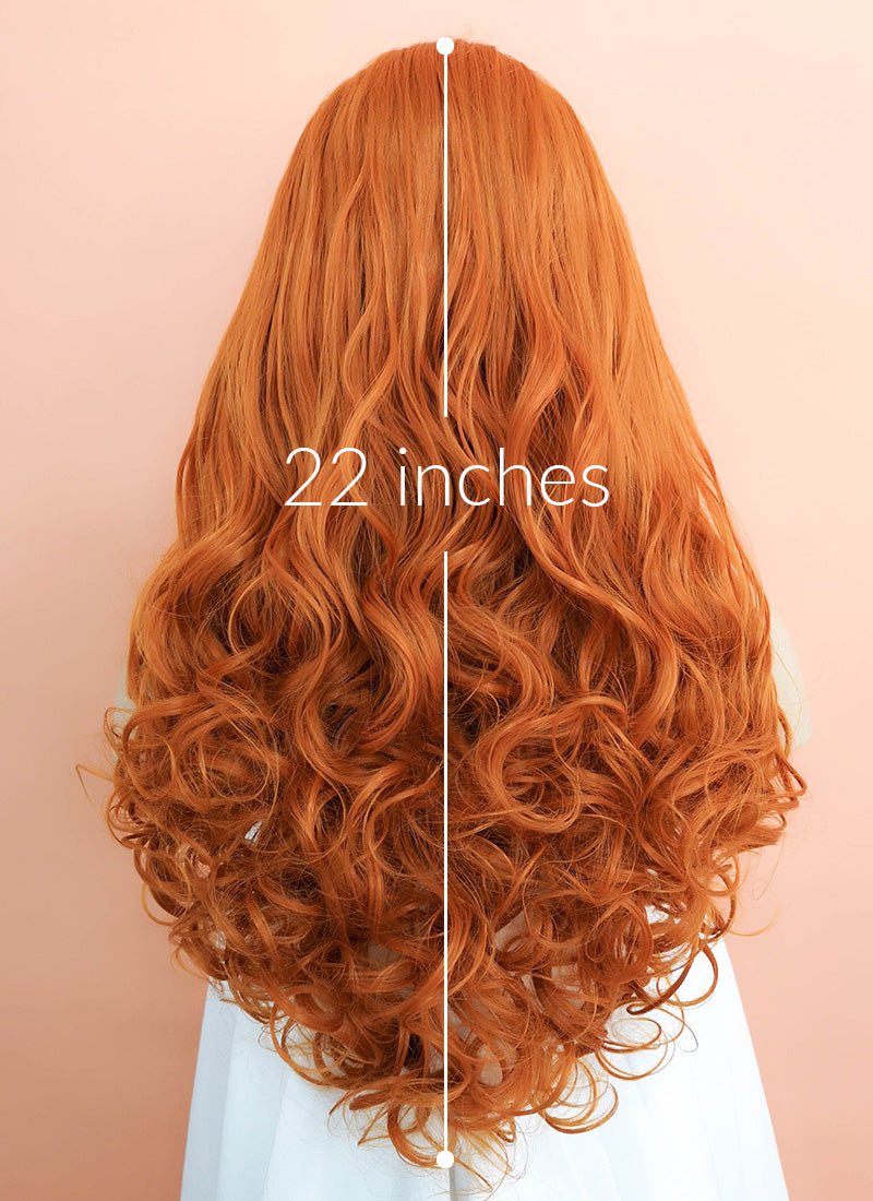 Ginger Wavy Lace Front Synthetic Wig LW085E