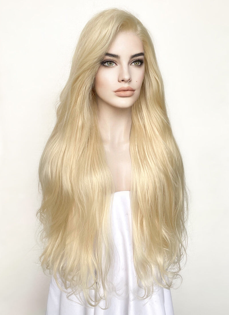 Blonde Straight Lace Front Synthetic Wig LF1314