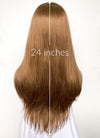 Brown Straight Lace Front Synthetic Wig LF1315