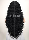 Spiral Curly Black Lace Front Synthetic Wig LF166 - Wig Is Fashion Australia