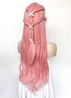 Pastel Pink Braided Lace Front Synthetic Wig LF2501