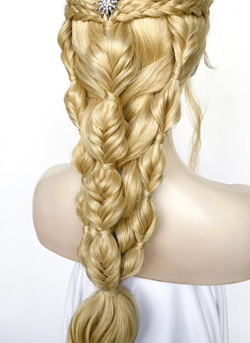 Blonde Braided Lace Front Synthetic Wig LF2509