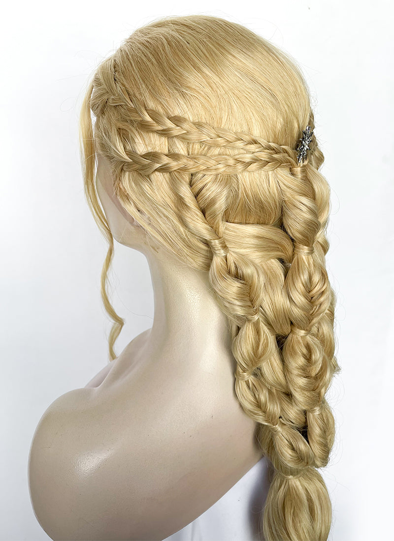 Blonde Braided Lace Front Synthetic Wig LF2509