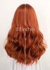 Marvel Black Widow Ginger Wavy Lace Front Synthetic Wig LF3229