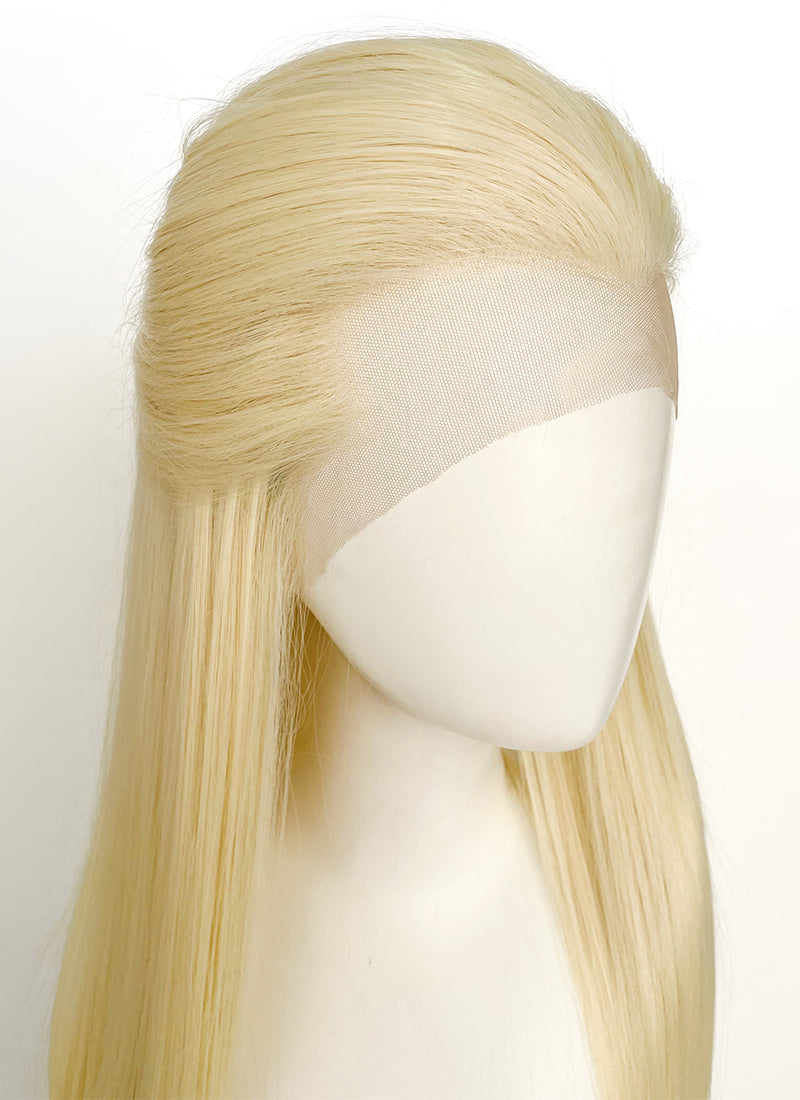 Blonde Straight Lace Front Synthetic Men's Wig LF3270A