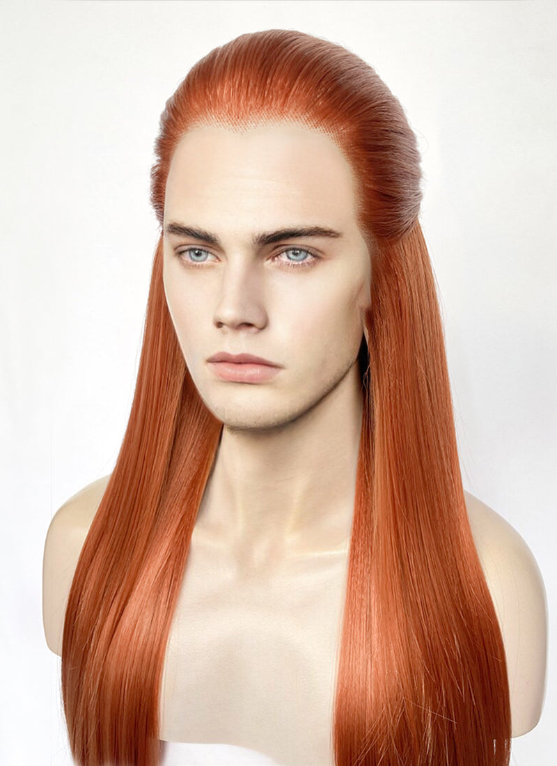 Ginger Straight Lace Front Synthetic Men's Wig LF3270D