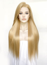 Blonde Straight 13" x 6" Lace Top Lace Front Synthetic Wig LF3361