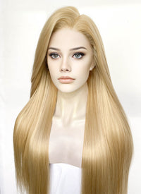 Blonde Straight 13" x 6" Lace Top Lace Front Synthetic Wig LF3361