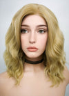 Blonde Wavy Lace Front Synthetic Wig LF418