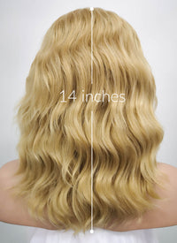 Blonde Wavy Lace Front Synthetic Wig LF418 - Wig Is Fashion Australia