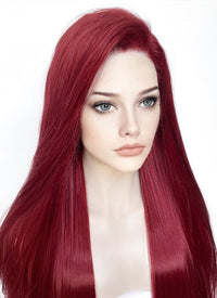 Red Straight Lace Front Synthetic Wig LF5058