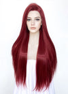 Red Straight Lace Front Synthetic Wig LF5058