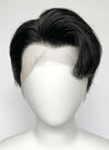 Black Straight Lace Front Synthetic Men's Wig LF6063