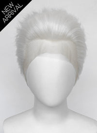 Fate/Stay Night Archer White Wavy Lace Front Synthetic Men's Wig LF6074