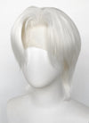 Pure White Straight Lace Front Synthetic Men's Wig LF6086