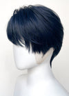 Dark Blue Straight Lace Front Synthetic Men's Wig LF6093