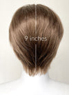 Brown Straight Lace Front Synthetic Men's Wig LF6094