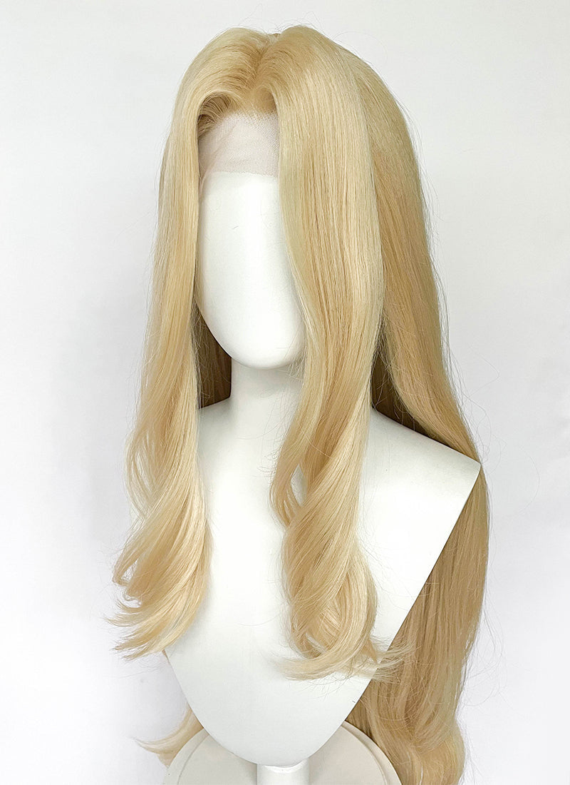 Castlevania Alucard Blonde Wavy Lace Front Synthetic Men's Wig LF6109