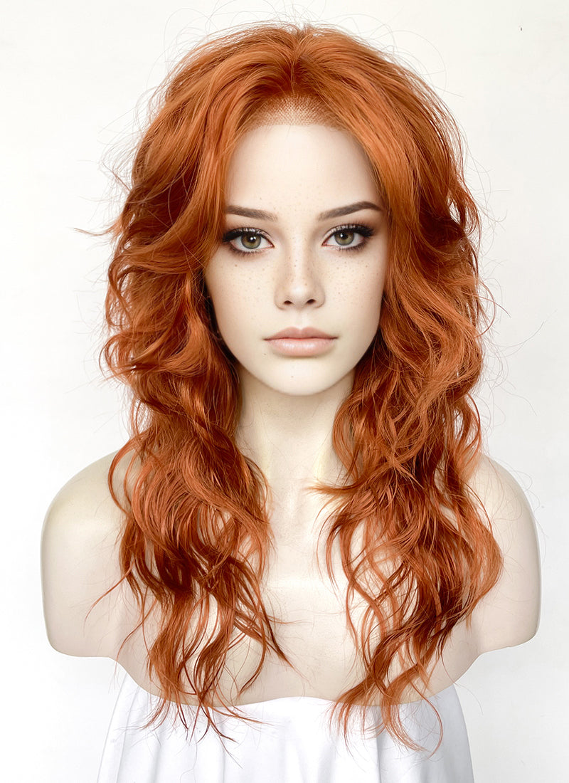 Ginger Wavy Lace Front Synthetic Hair Wig LF8003