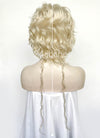 Light Ash Blonde Wavy Lace Front Synthetic Wig LF8025