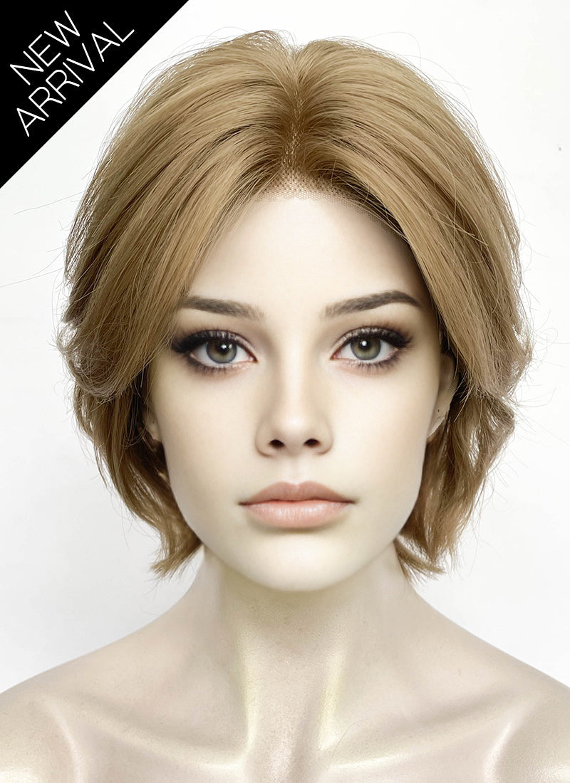 Blonde Straight Lace Front Synthetic Wig LF8033