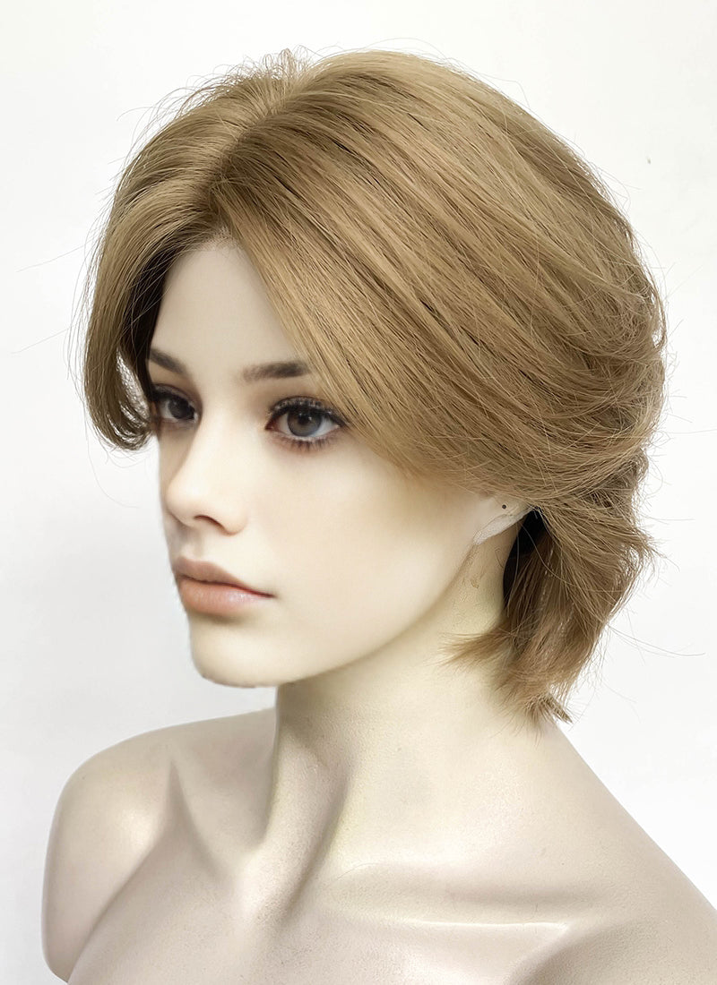 Blonde Straight Lace Front Synthetic Wig LF8033