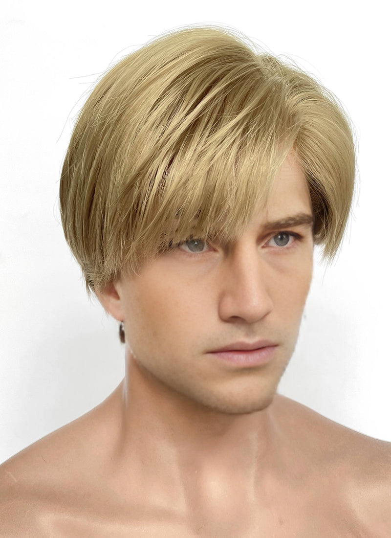 Silent Hill 2 Remake James Sunderland Blonde Straight Lace Front Synthetic Men's Wig LF8034