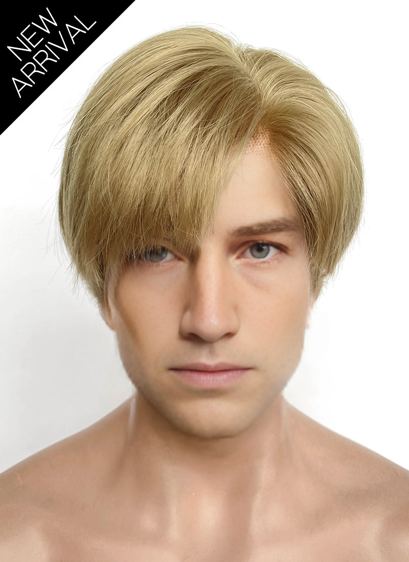 Silent Hill 2 Remake James Sunderland Blonde Straight Lace Front Synthetic Men's Wig LF8034