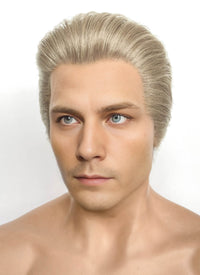 Resident Evil Albert Wesker Pastel Ash Blonde Straight Lace Front Synthetic Men's Wig LF8035