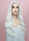 Wavy White Lace Front Synthetic Wig LF388