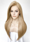 Ash Blonde Straight Lace Front Kanekalon Synthetic Wig LFK1281