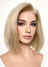 Blonde Straight Bob Lace Front Synthetic Wig LFK5542