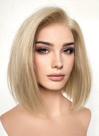 Blonde Straight Bob Lace Front Synthetic Wig LFK5542