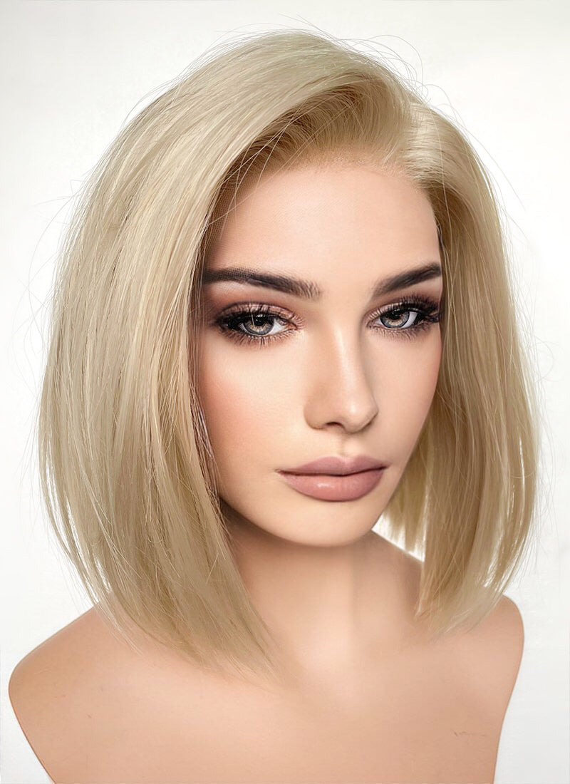 Blonde Straight Bob Lace Front Synthetic Wig LFK5542