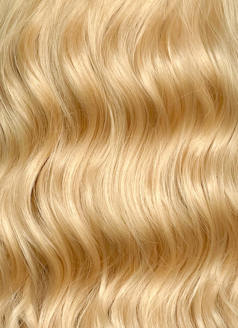 Blonde Wavy Lace Front Synthetic Wig LFK5559