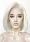 Platinum Blonde Straight Bob Lace Front Synthetic Wig LFK5568