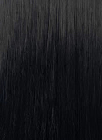 Black Straight 13" x 6" Lace Top Kanekalon Synthetic Hair Wig LFS018