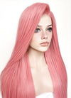 Pastel Pink Straight Lace Front Synthetic Wig LW238B