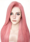 Pastel Pink Straight Lace Front Synthetic Wig LW238B