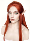 Critical Role The Legend of Vox Machina Keyleth Ginger Straight Lace Front Synthetic Wig LW4022