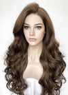 Brunette Wavy Lace Front Synthetic Wig LW4039