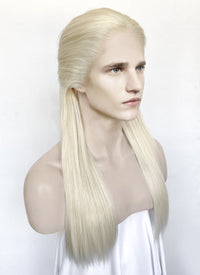 House of the Dragon Aemond Targaryen Platinum Blonde Straight Lace Front Synthetic Men's Wig LW4042