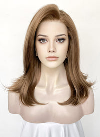 Brown Straight Lace Front Synthetic Wig LW4045