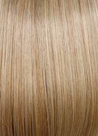 Mixed Blonde With Dark Roots Straight Mono Top Lace Wig MN002