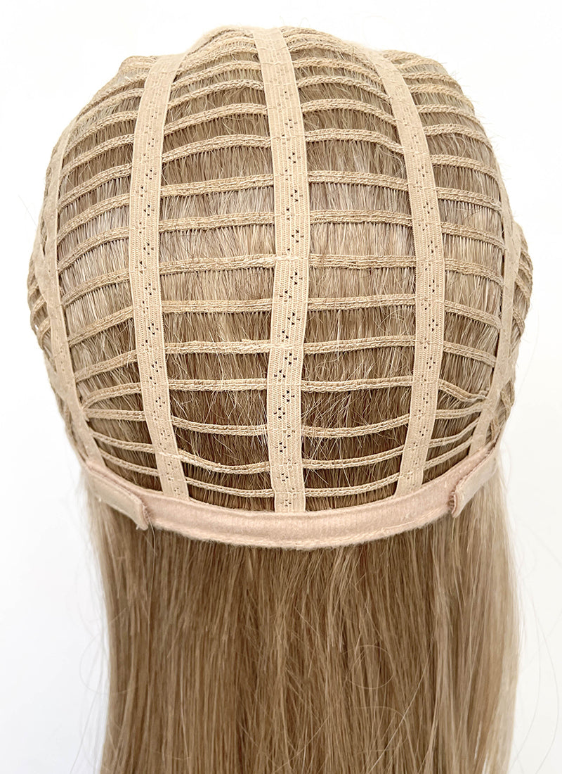 Mixed Blonde Straight Mono Top Lace Wig MN006