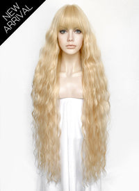 Blonde Wavy Synthetic Hair Wig NS553